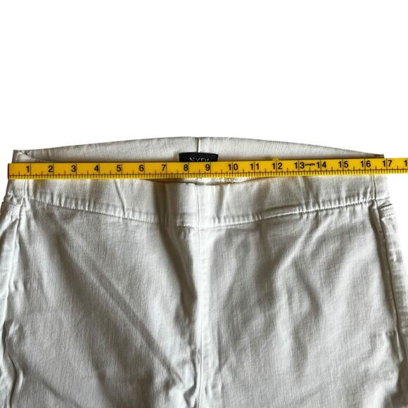 NYDJ Women’s Pull Up Skinny Ankle Pants White Size 12 Classic Coastal Grandma - Picture 8 of 10